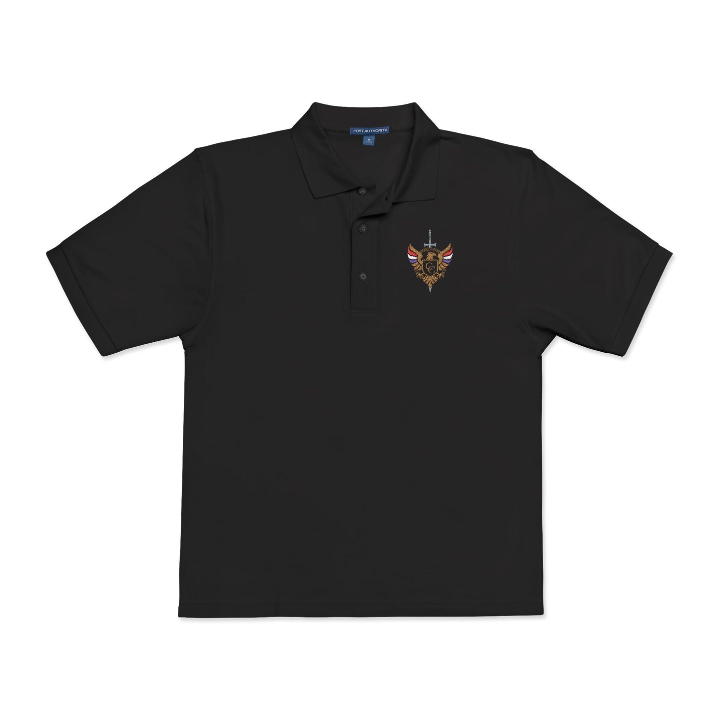 Constitutional Commission | Embroidered Polo Polo Shirt, Casual Dress Shirt